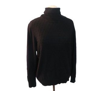 Black Turtleneck Sweater, 2X